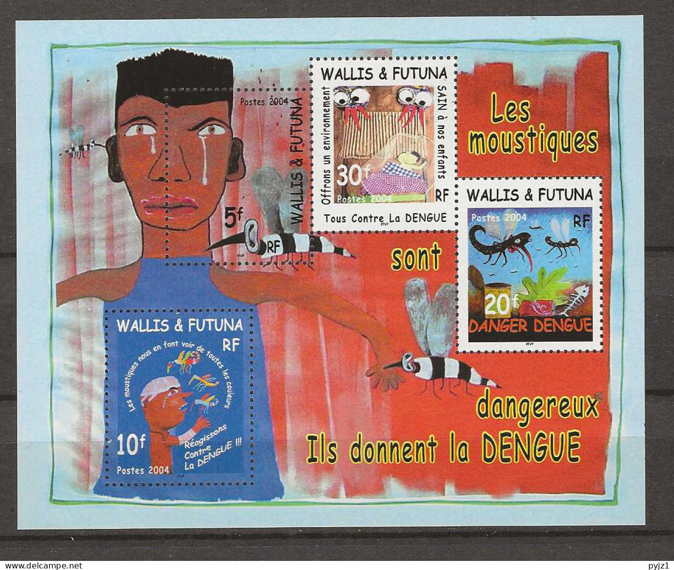 2004 MNH Wallis Et Futuna Mi Block 14 . Postfris** - Hojas Y Bloques