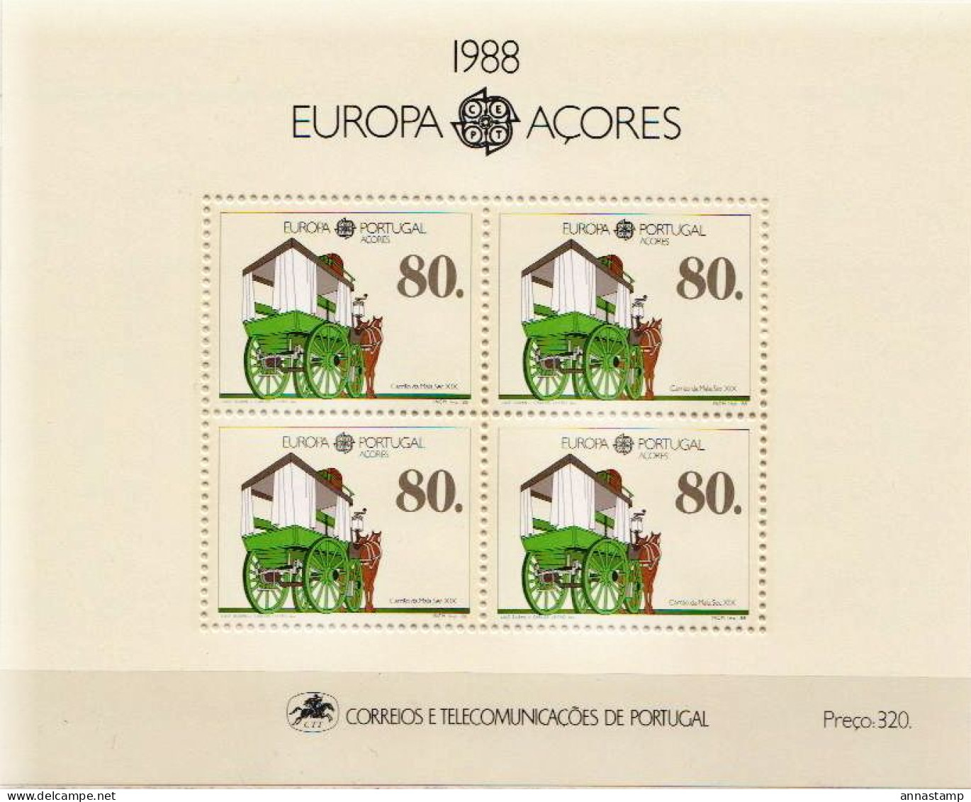 Azores MNH Minisheet - 1988