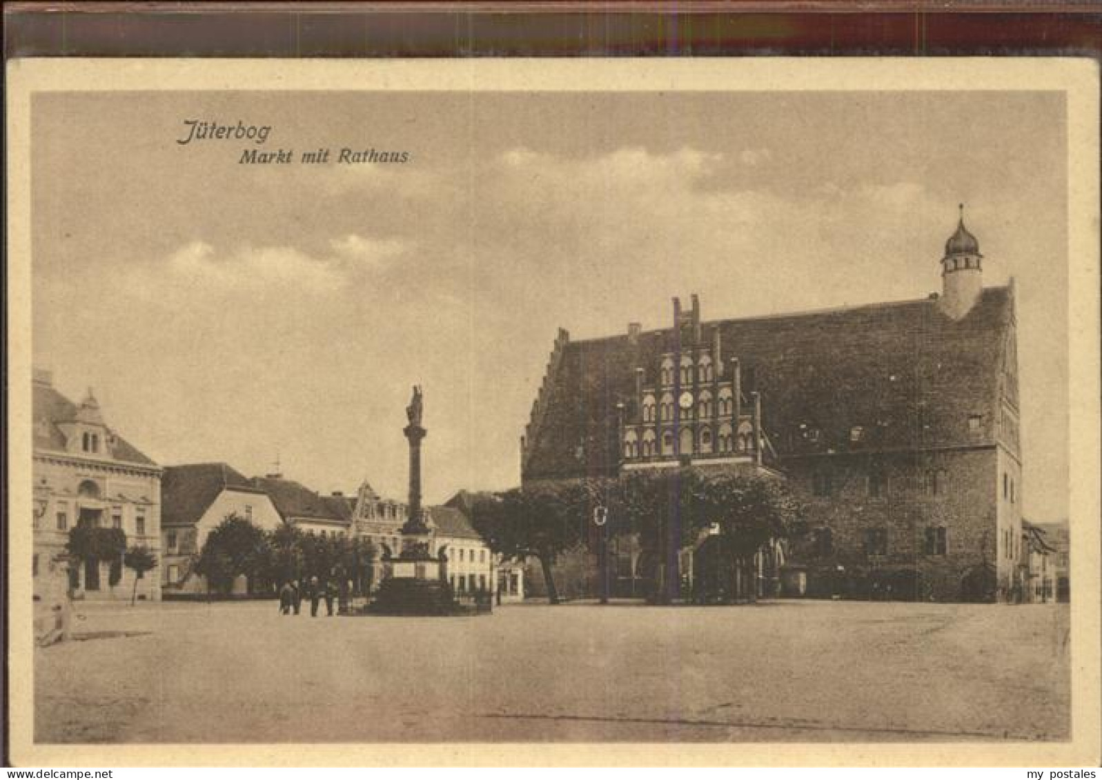 41405453 Jueterbog Marktplatz Rathaus Kriegerdenkmal Jueterbog - Jueterbog