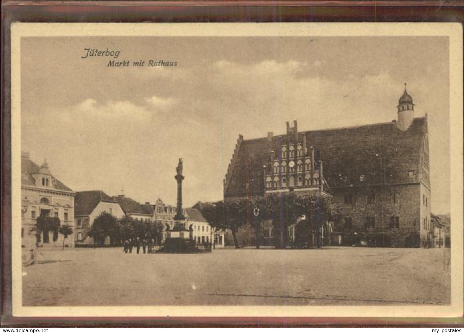 41405377 Jueterbog Marktplatz Rathaus Kriegerdenkmal Jueterbog - Jüterbog