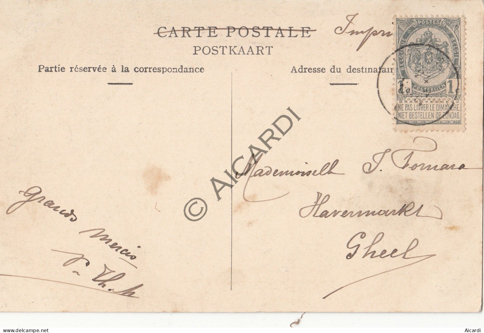 Postkaart/Carte Postale - Anderlecht - Pensionnat Des Soeurs De Notre Dame  (A660) - Anderlecht