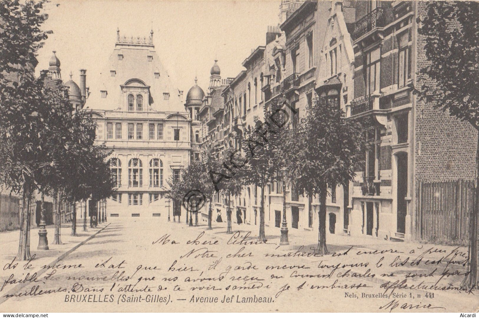 Postkaart/Carte Postale - Sint-Gilles - Avenue Jef Lambeau - 1904 (A695) - St-Gilles - St-Gillis