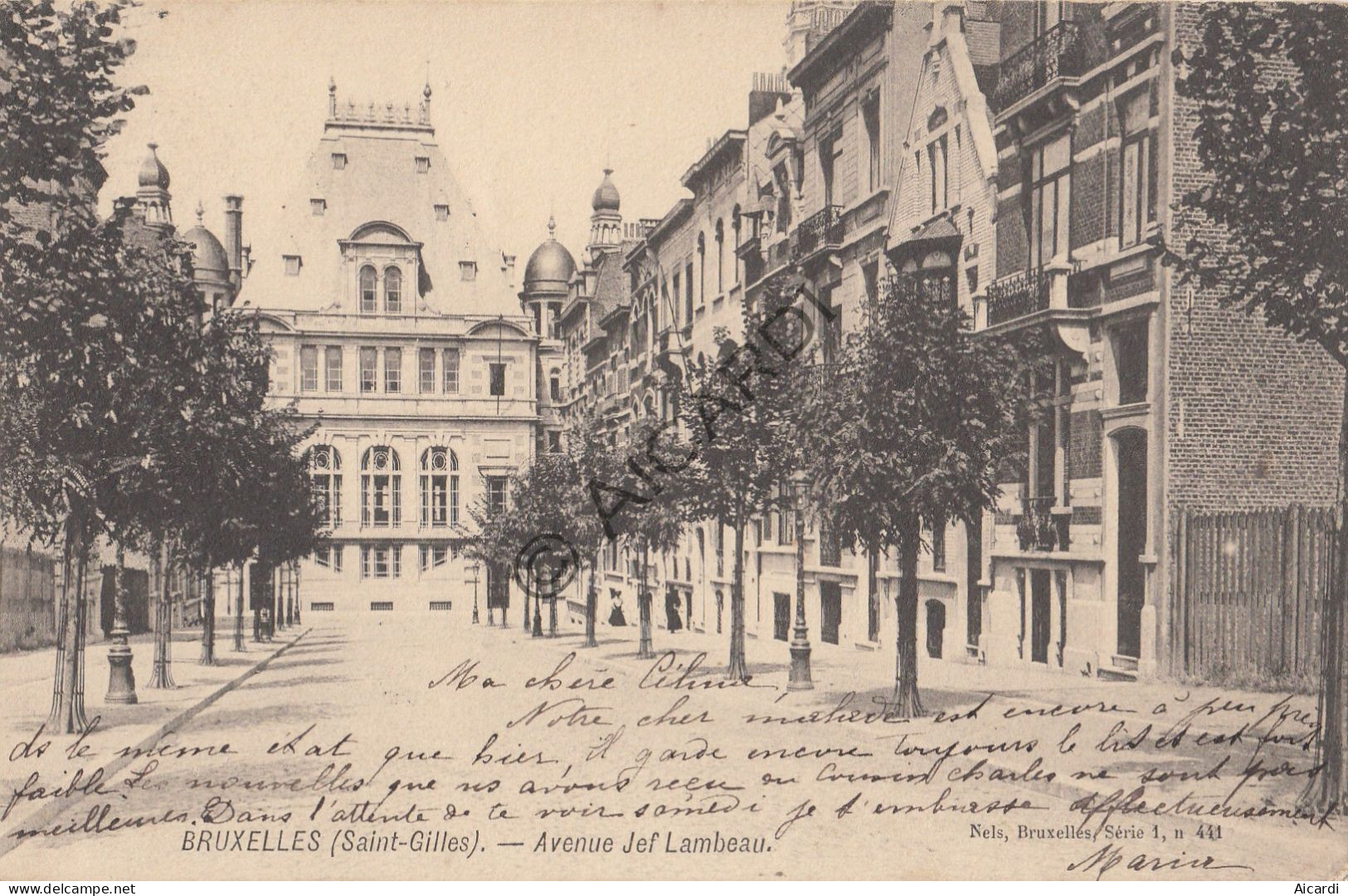 Postkaart/Carte Postale - Sint-Gilles - Avenue Jef Lambeau - 1904 (A695) - St-Gillis - St-Gilles