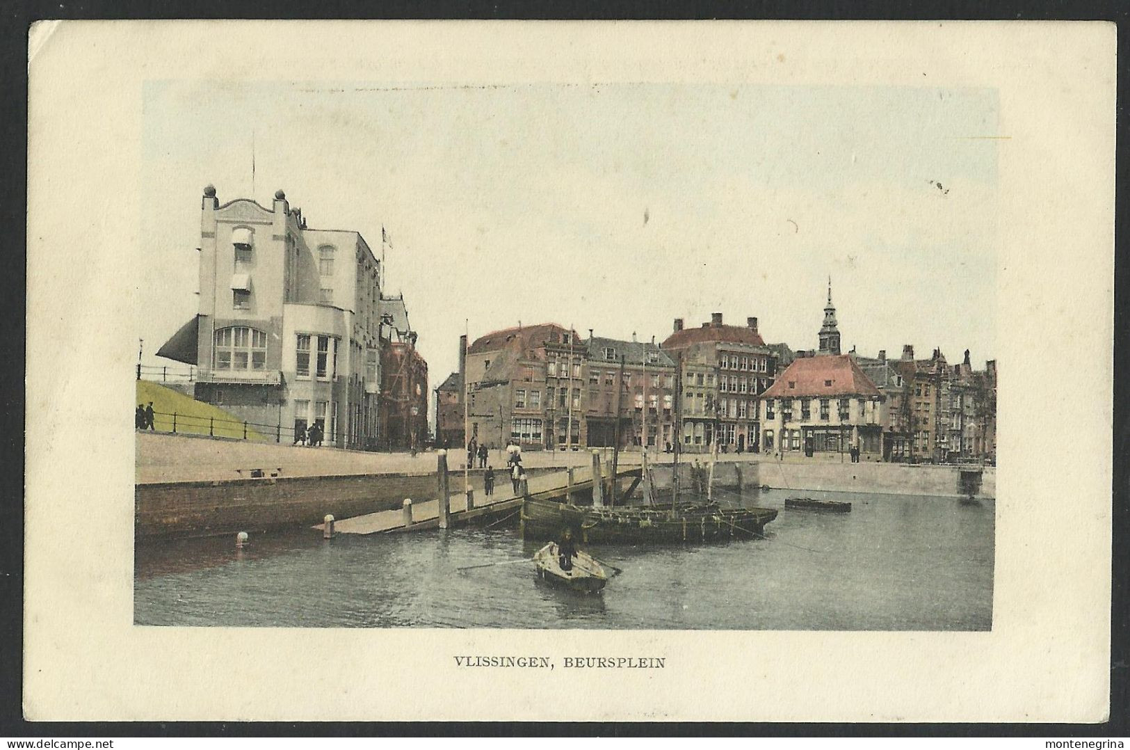 Netherlands -  PAYS BAS - VLISSINGEN - Beursplein - Port - Old Postcard (see Sales Conditions) 09530 - Vlissingen