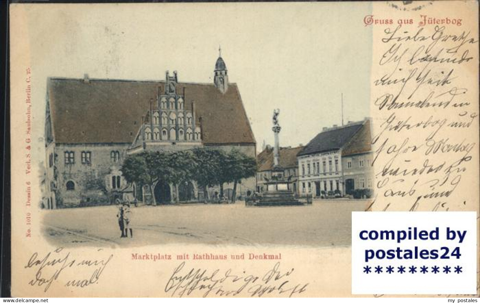 41404417 Jueterbog Marktplatz Rathaus Denkmal Jueterbog - Jüterbog