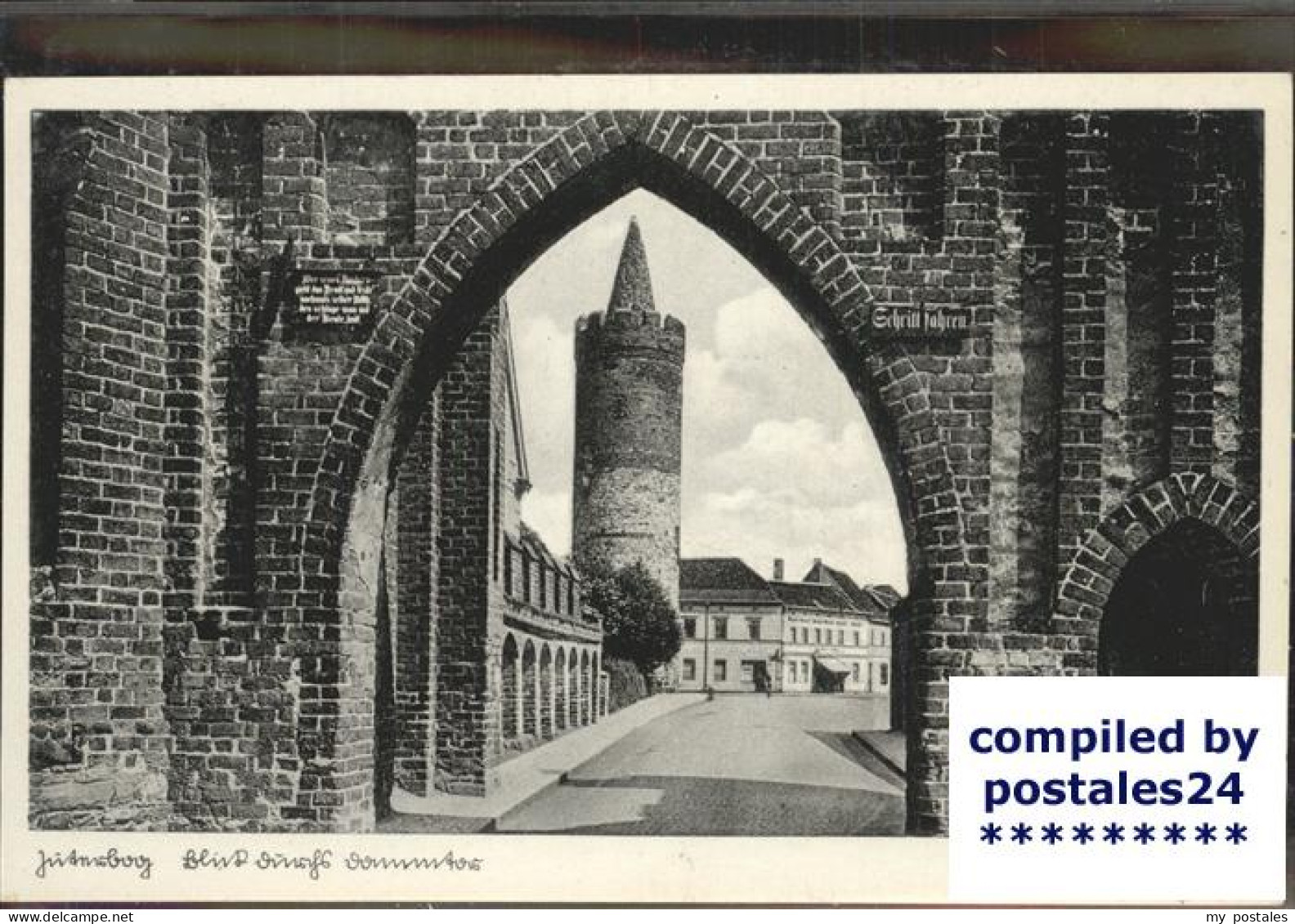 41404194 Jueterbog Blick Durch Dammtor Turm Jueterbog - Jüterbog