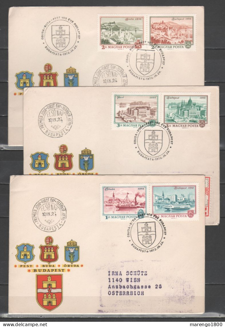 Hungary 1972 - Budapest 3 Fdc - FDC