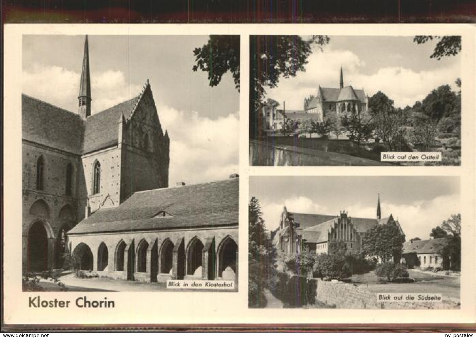 41404074 Chorin Kloster Hof Suedseite Teilansicht Chorin - Chorin