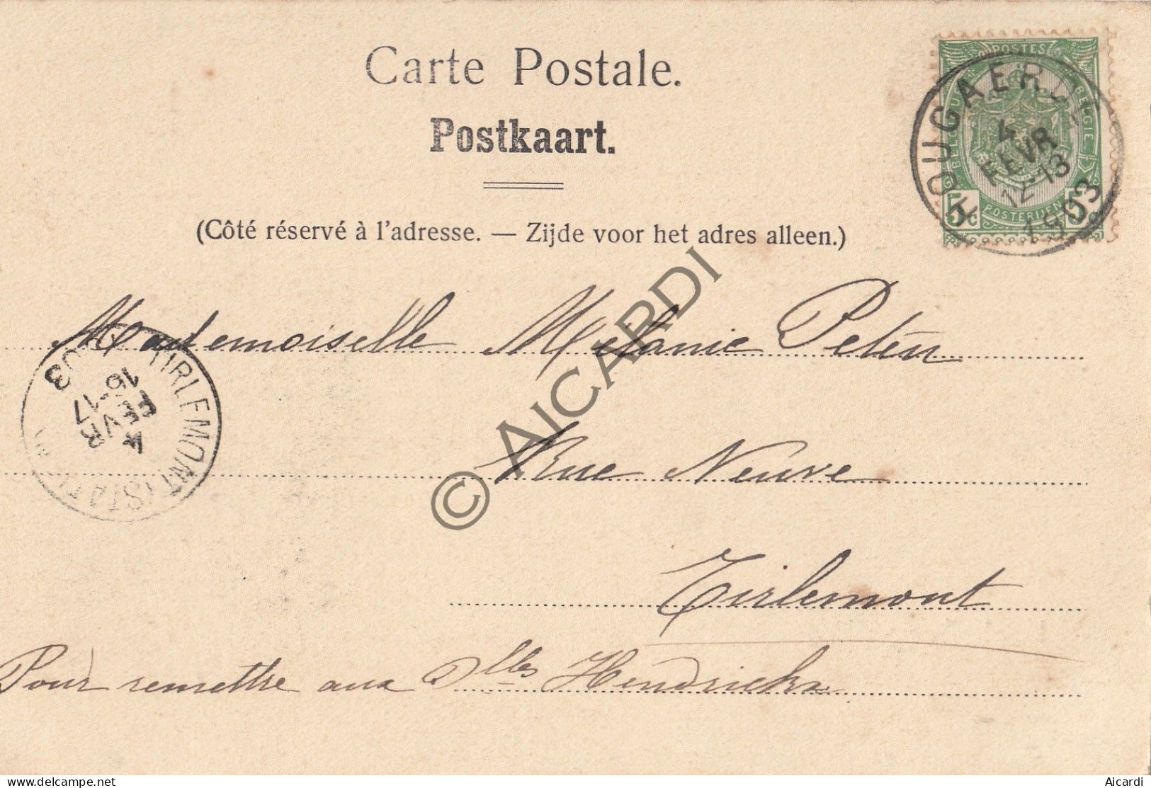 Postkaart/Carte Postale - Koekelberg Le Parc Elisabeth 1903 (A549) - Koekelberg