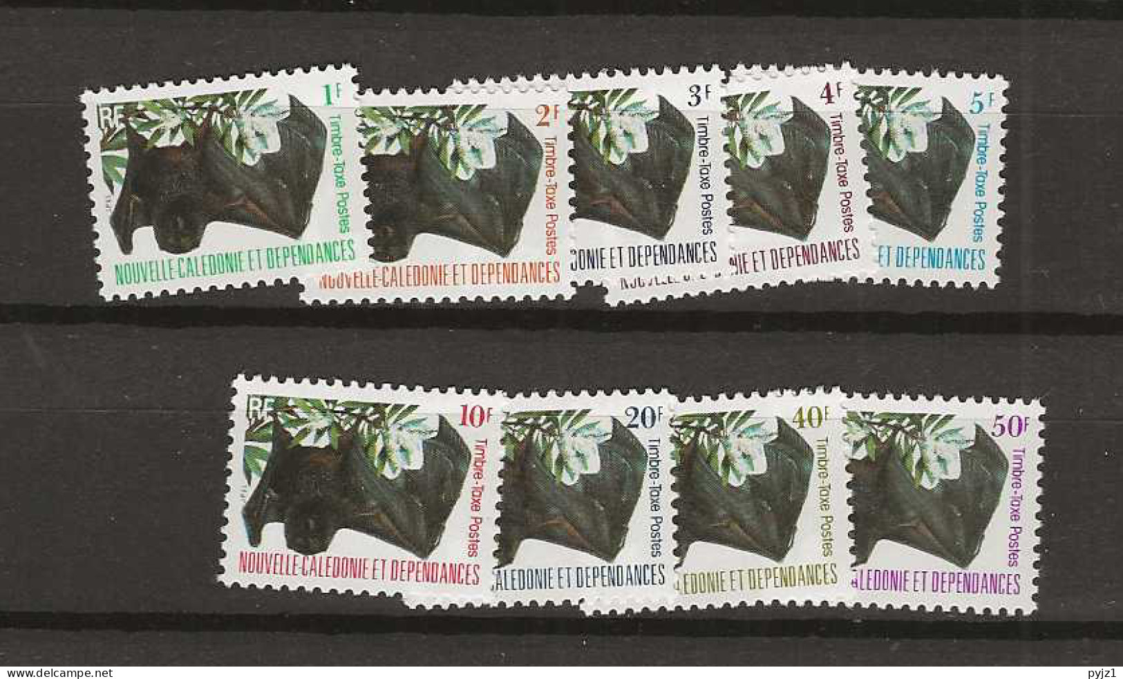 1983 MNH Nouvelle Caledonie 42-50 Postfris** - Timbres-taxe