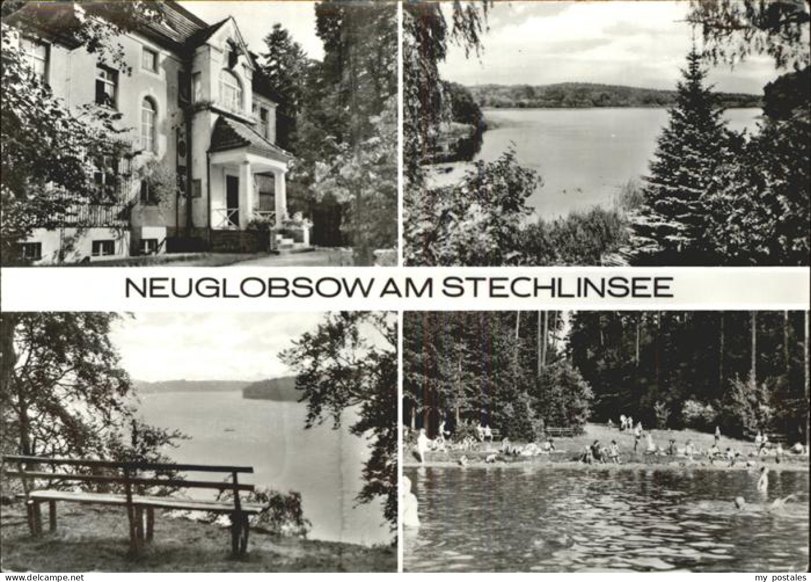 41403684 Neuglobsow Pension Stechlinsee Strand Bank Neuglobsow - Neuglobsow