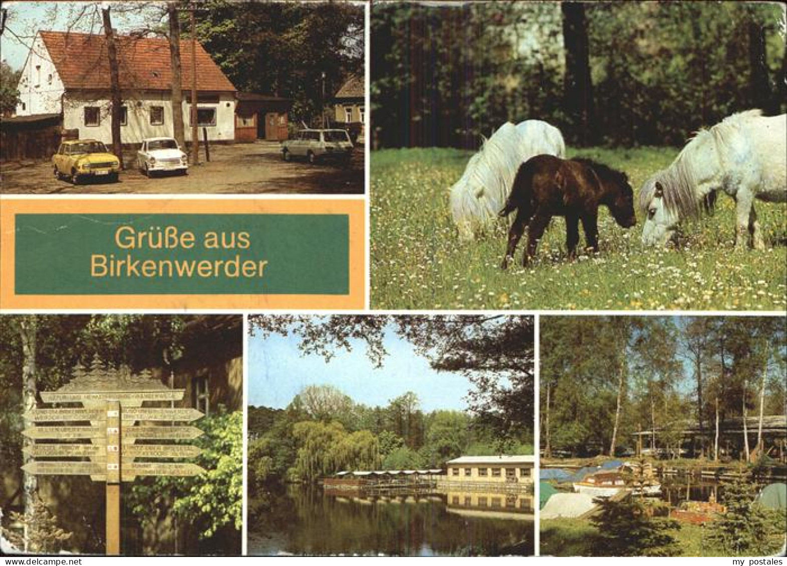 41403679 Birkenwerder Haus Wegweiser See Ponys Birkenwerder - Birkenwerder