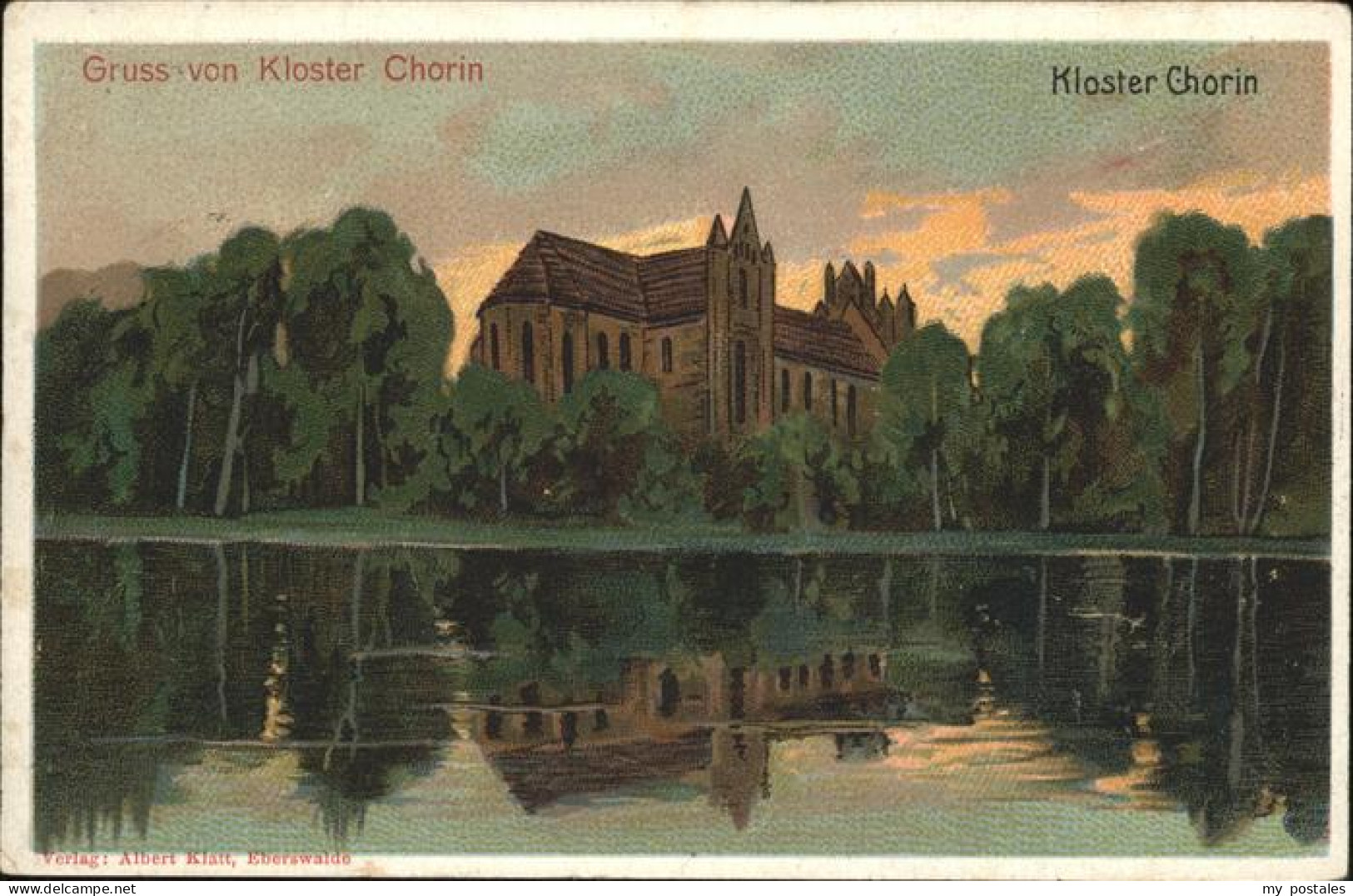 41403335 Chorin Kloster Kuenstlerkarte Chorin - Chorin