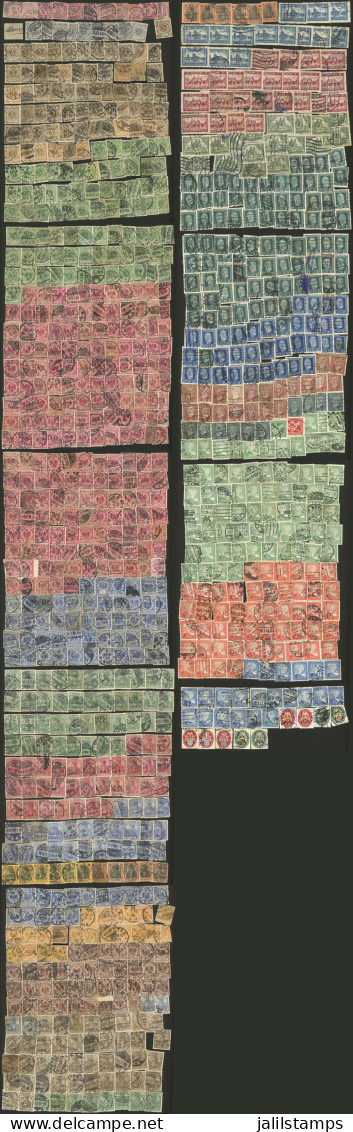 GERMANY: HUGE STOCK Of Used Or Mint Stamps (many Without Gum), With Thousands And Thousands Of Examples, Completely Unch - Collections