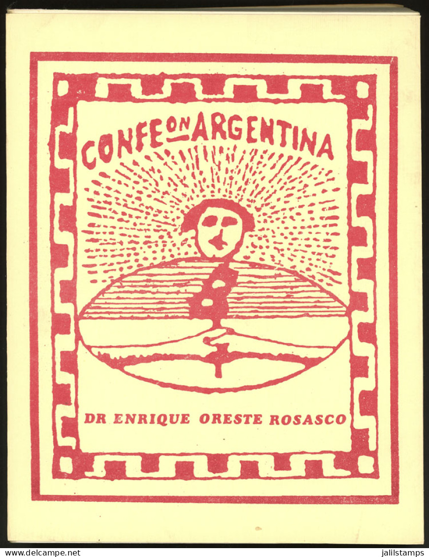 ARGENTINA: Book: ROSASCO, Enrique: Los Sellos De La Confederación Argentina, 267 Pages, Very Useful Book For The Collect - Autres & Non Classés