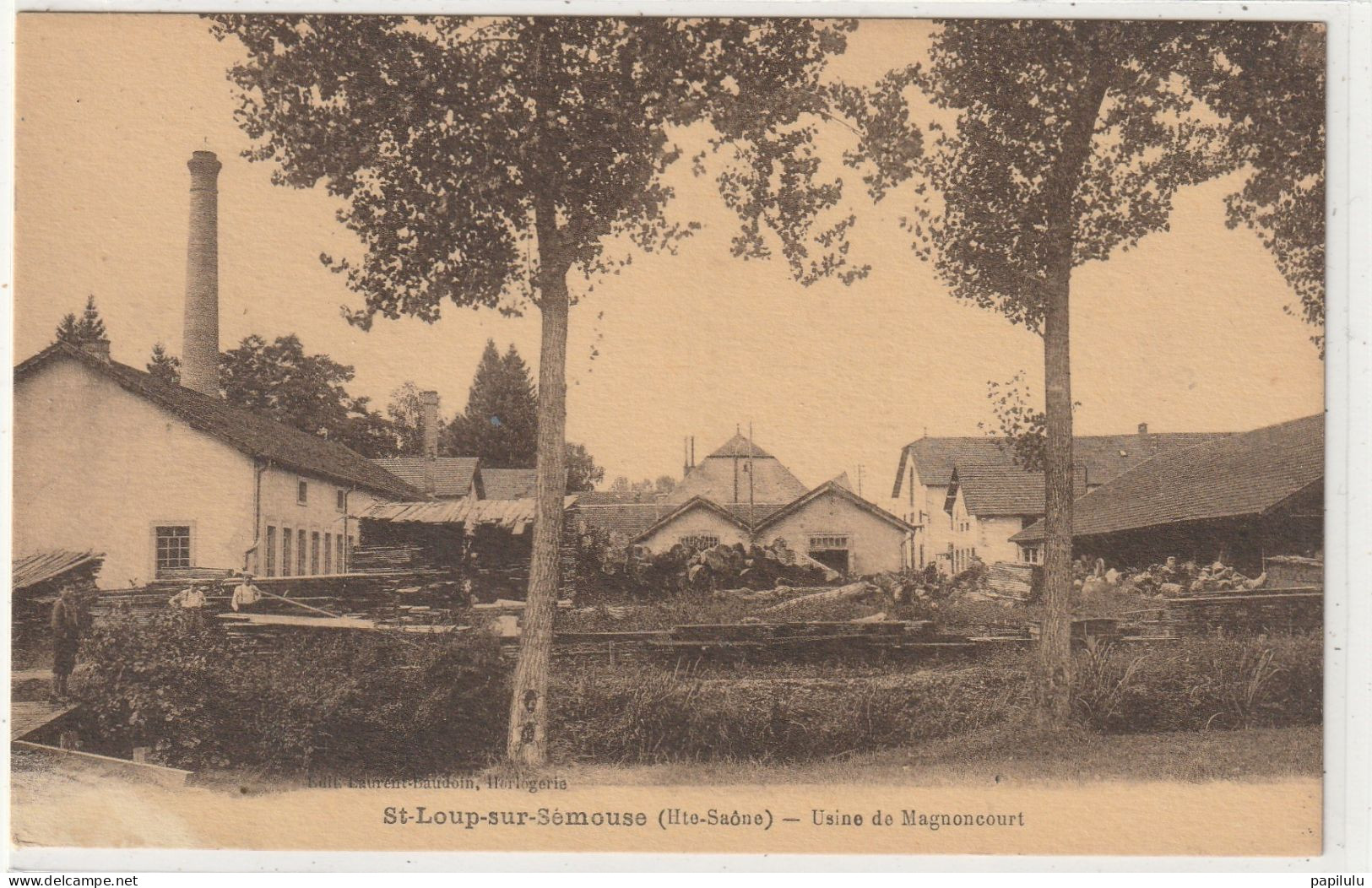 103 DEPT 70 : édit. Laurent Baudoin : Saint Loup Sur Sémousse Usine De Magnoncourt - Saint-Loup-sur-Semouse