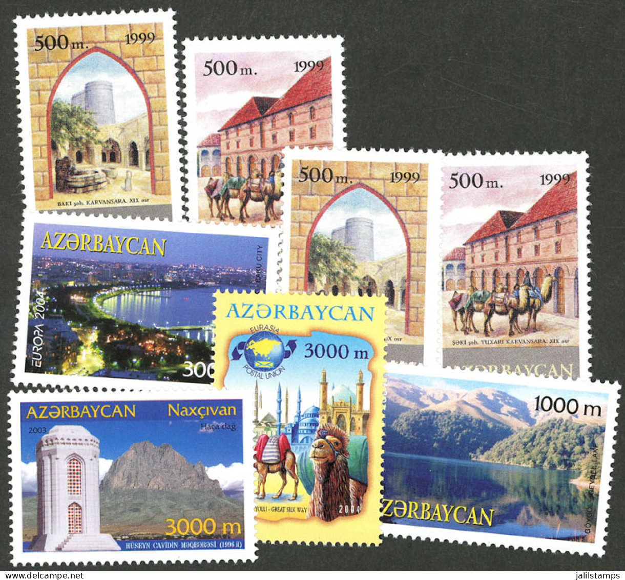 AZERBAIJAN: Small Lot Of Modern Stamps, MNH And Very Thematic, Excellent Quality! - Azerbaiján