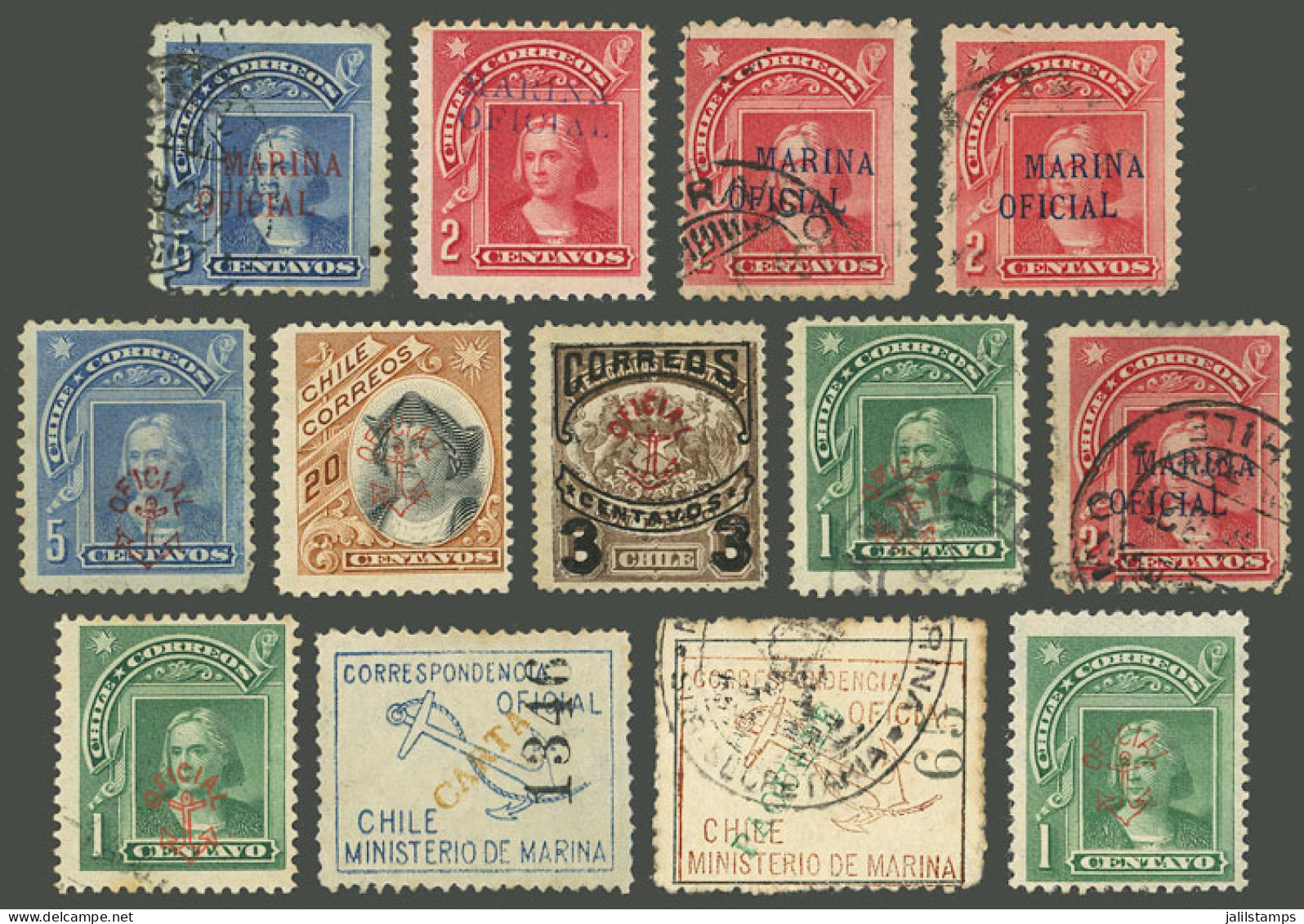 CHILE: Lot Of Old Stamps, In General Of Fine Quality, High Catalog Value! - Chili