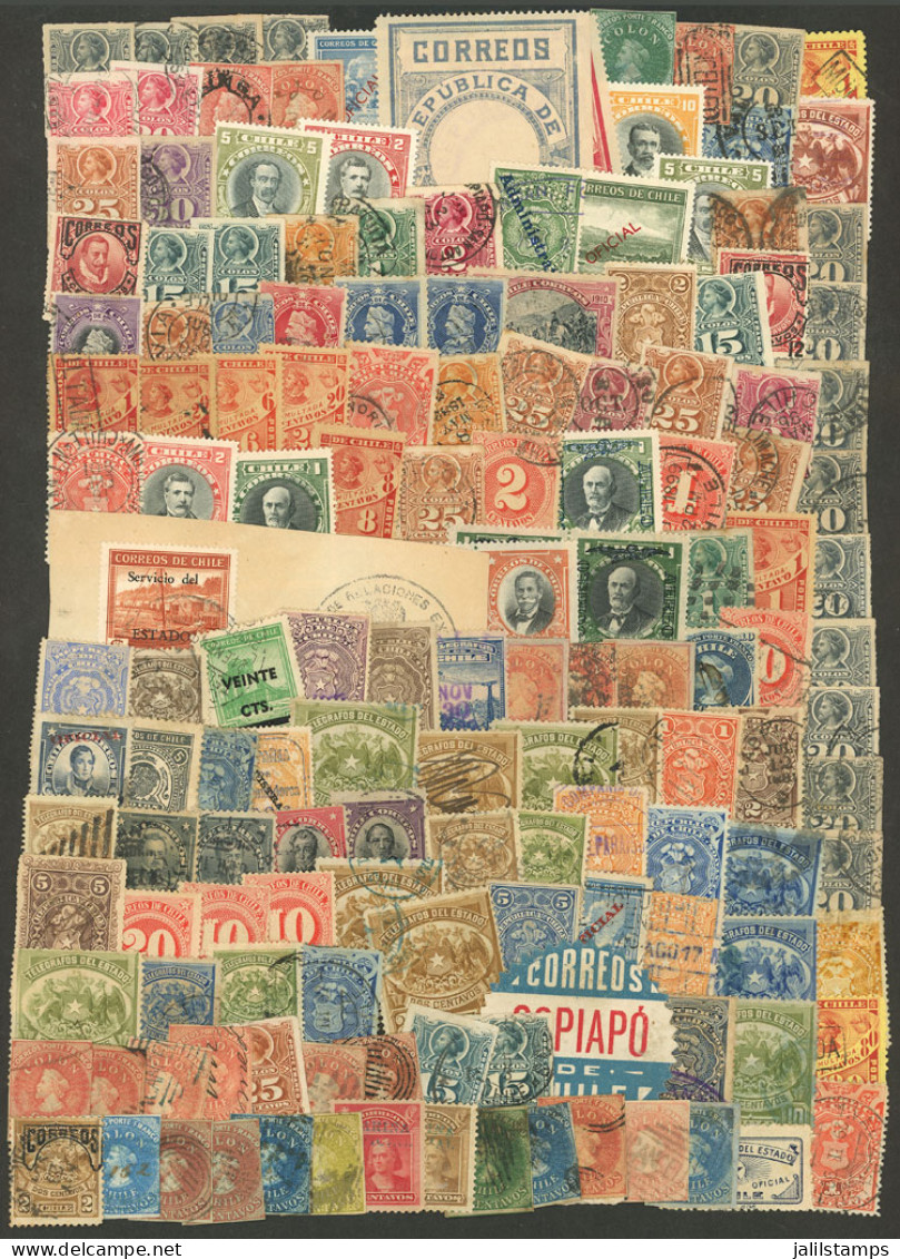 CHILE: Lot With Large Number Of Stamps Of Varied Periods, In General Of Fine Quality (some May Have Small Defects), And  - Chile