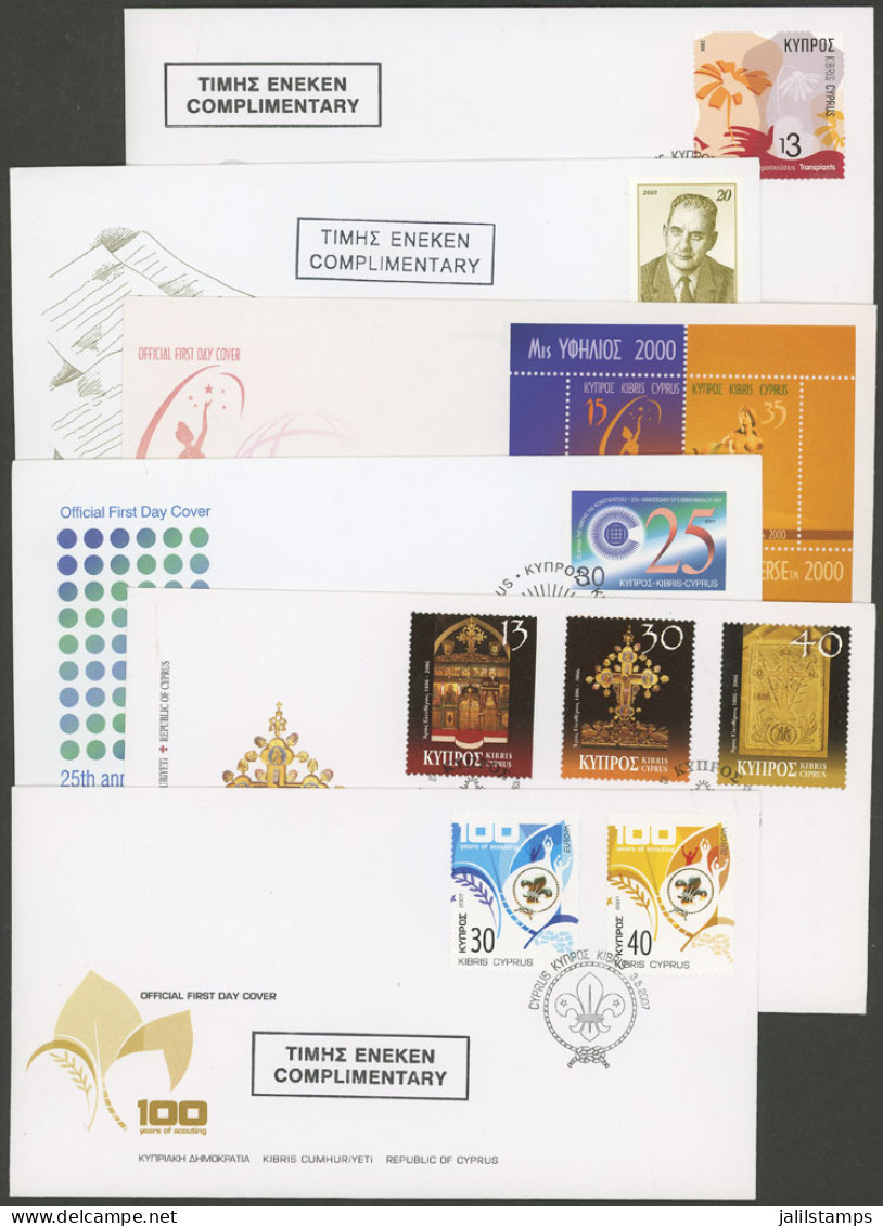 CYPRUS: 6 Modern FDC Covers, Very Thematic, Excellent Quality! - Autres & Non Classés