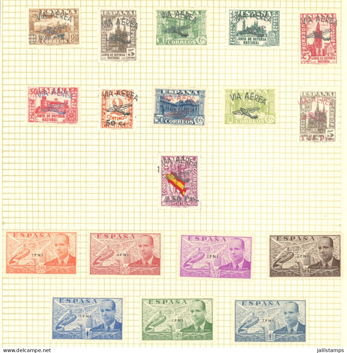 SPANISH COLONIES - IFNI: Collection On Pages With Very Nice Sets, Mint, In General Of Fine To Excellent Quality, Yvert C - Ifni