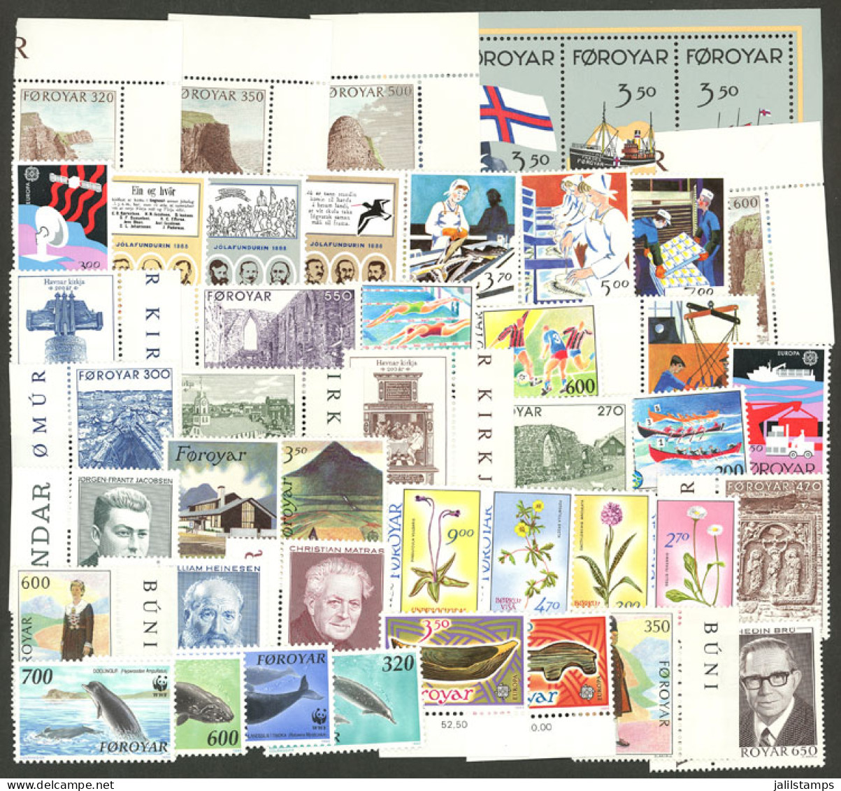 DENMARK - FAROE: Lot Of Modern Sets, MNH, Very Thematic, Excellent Quality! - Otros & Sin Clasificación