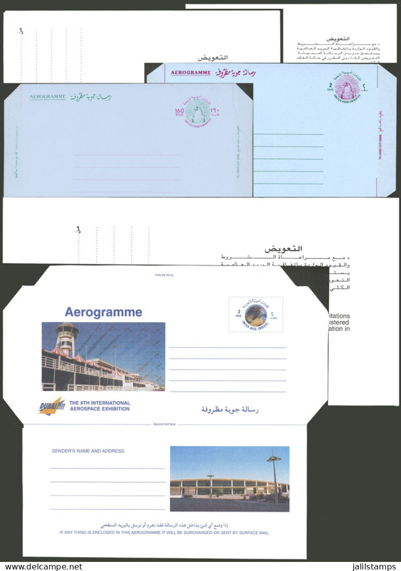 UNITED ARAB EMIRATES: 6 Varied Postal Stationeries, Excellent Quality! - Emirats Arabes Unis (Général)