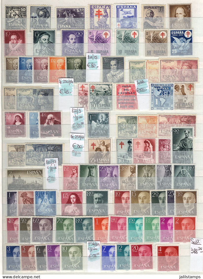 SPAIN: Modern Collection (between Circa 1950 And 1980) Of MNH Stamps And Sets, Most Of Fine To VF Quality (some Of The E - Sonstige & Ohne Zuordnung