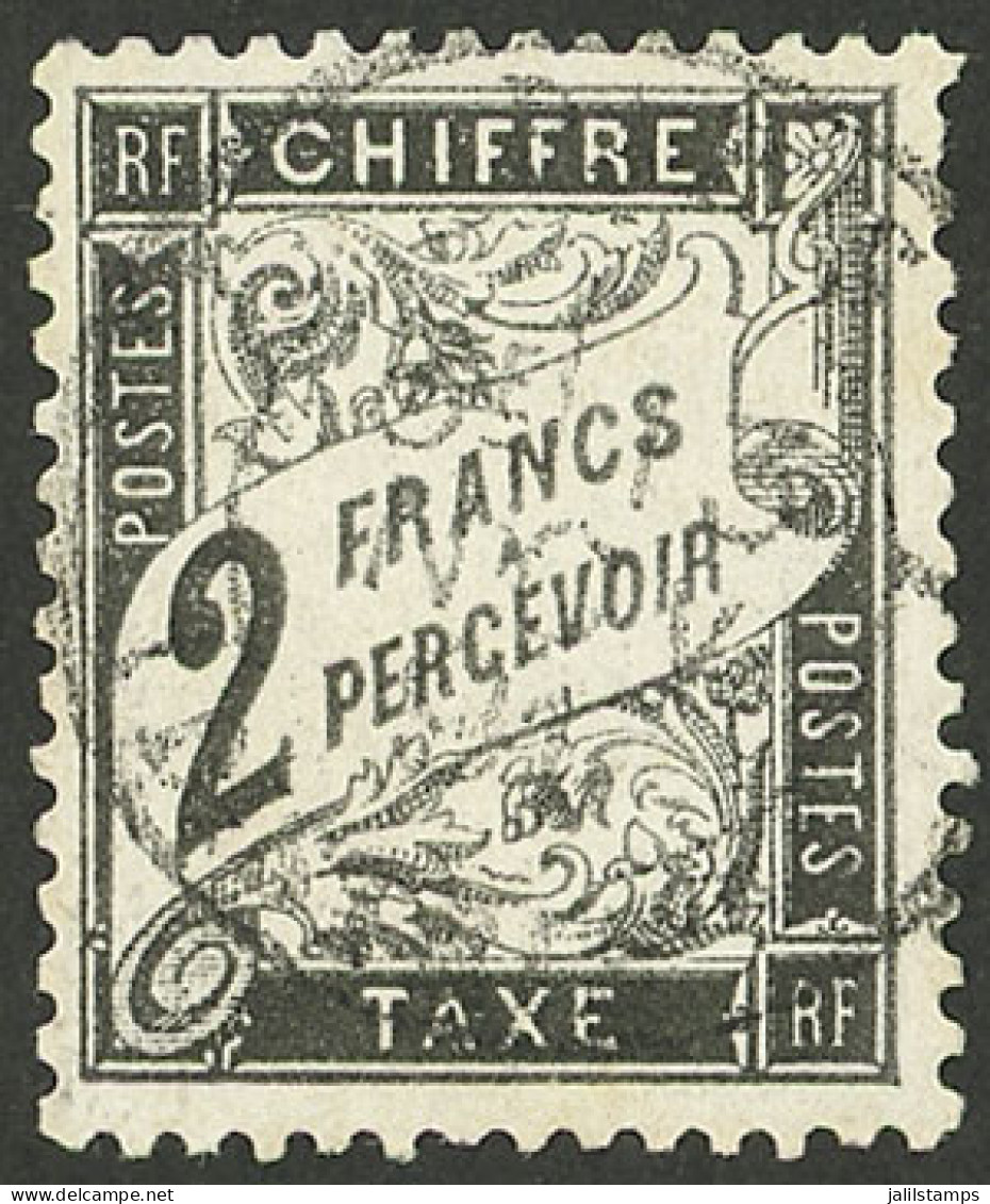 FRANCE: Yvert 23, 1881/92 2Fr., Used, Very Nice! - Altri & Non Classificati