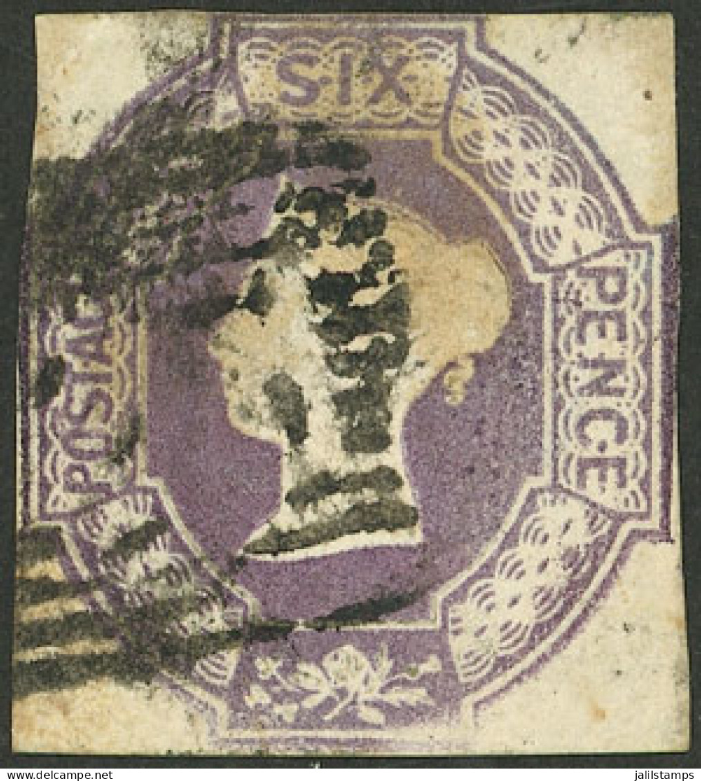 GREAT BRITAIN: Sc.7, 1854 6p. Violet, Fine Example, Good Opportunity! - Other & Unclassified