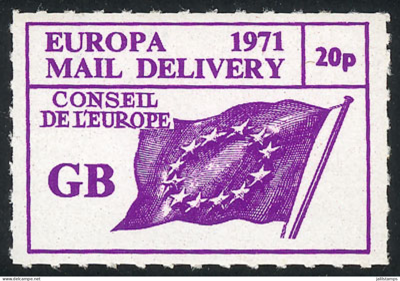 GREAT BRITAIN: 20p. Stamp Of 1971, Topic Europa, MNH, Excellent Quality! - Other & Unclassified