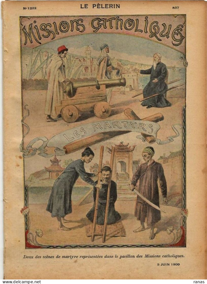 Chine Asie Boxeurs PEKIN Revue Le Pélerin N° 1222 De 1900 événements De Chine China Asie - Otros & Sin Clasificación