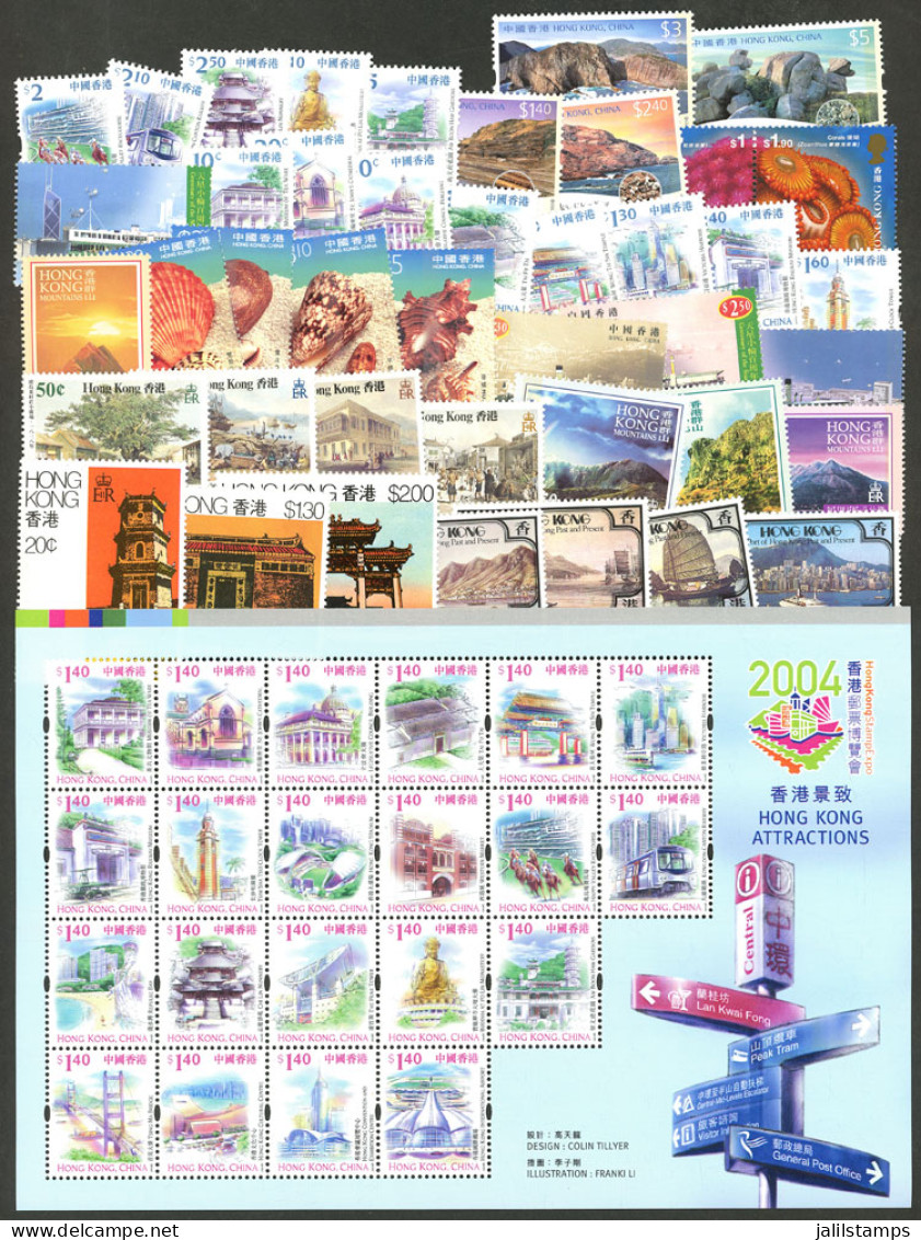 HONG KONG: Attractive Lot Of Stamps, Sets And Souvenir Sheets, Very Thematic, All MNH And Of Excellent Quality, High Cat - Autres & Non Classés