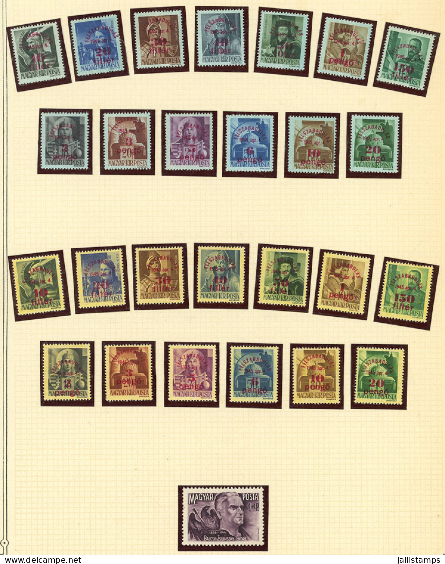 HUNGARY: Yvert 570/985 (not Consecutive), Issues Of Years 1941 To 1950, Almost Complete (few Stamps Are Missing To Compl - Otros & Sin Clasificación