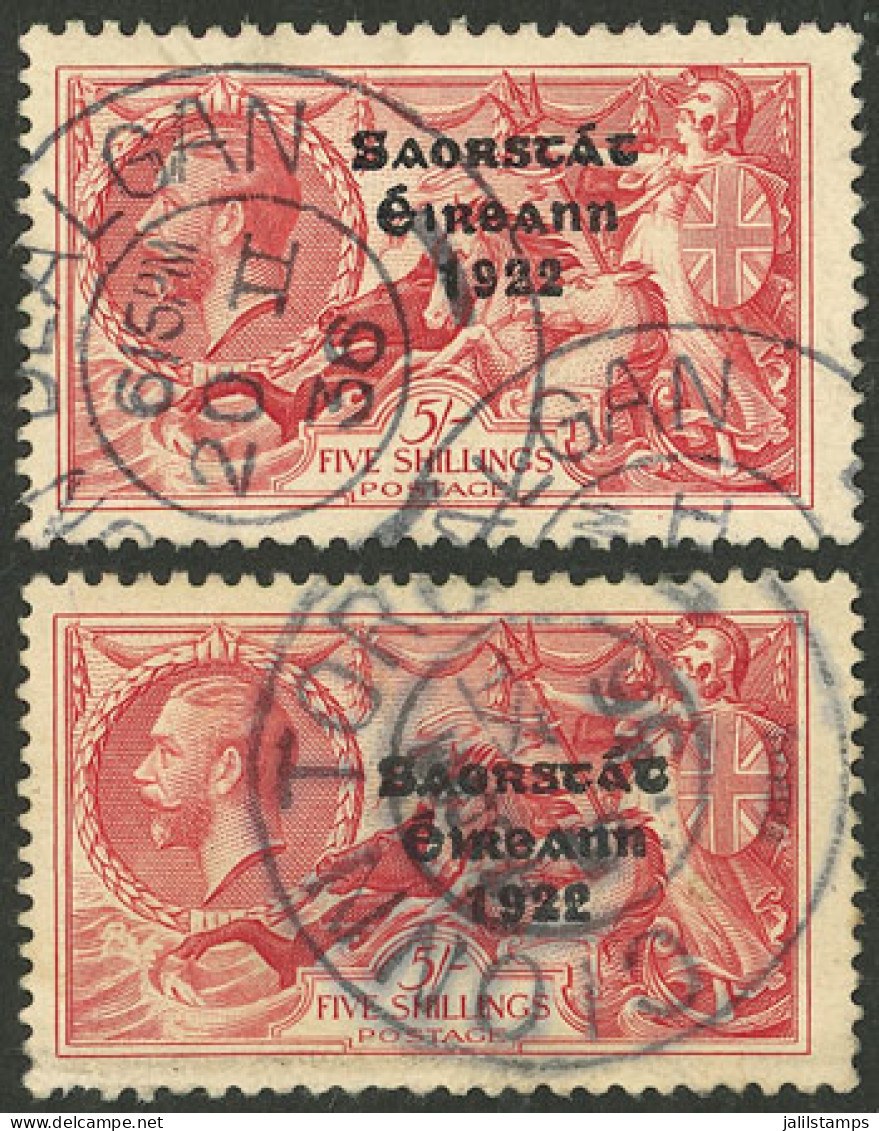 IRELAND: Sc.78b, 2 Used Examples, One Of Excellent Quality And The Other One With Small Defects, Good Opportunity! - Sonstige & Ohne Zuordnung