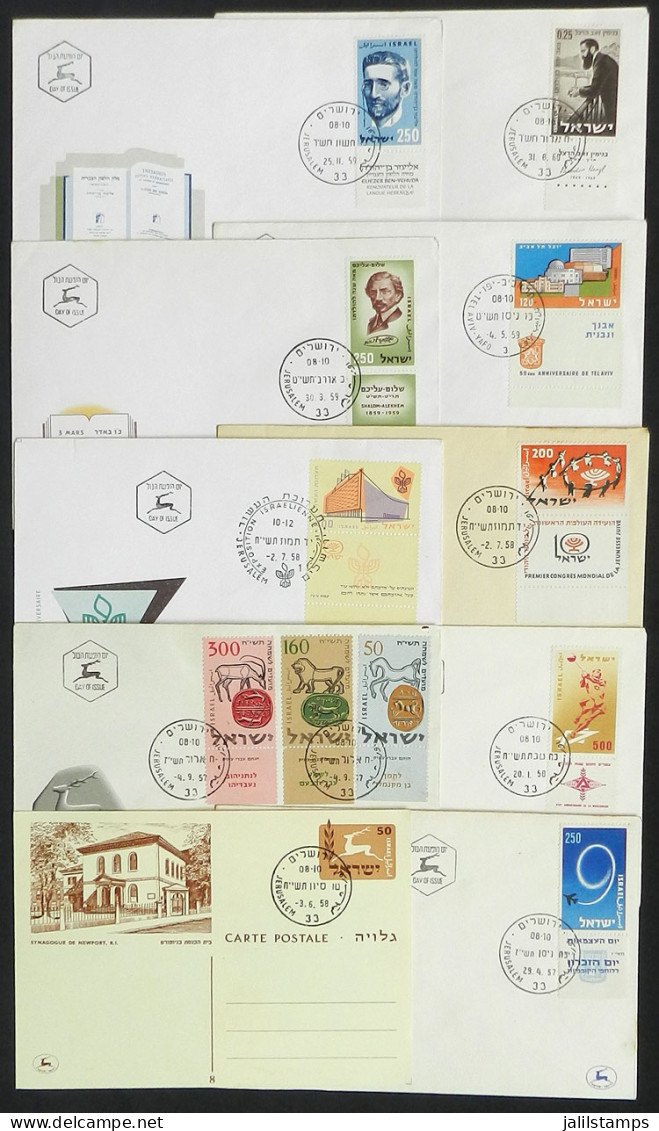 ISRAEL: More Than 90 FDC Covers And/or With Special Postmarks, Very Fine General Quality, Low Start! - Otros & Sin Clasificación