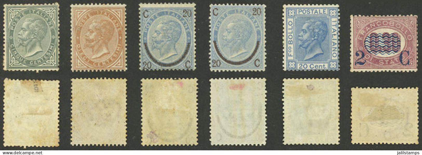 ITALY: Sc.26 + Other Values, Lot Of Old Stamps, Mint With Original Gum, Most Of Fine Quality, Catalog Value US$6,000+, G - Unclassified