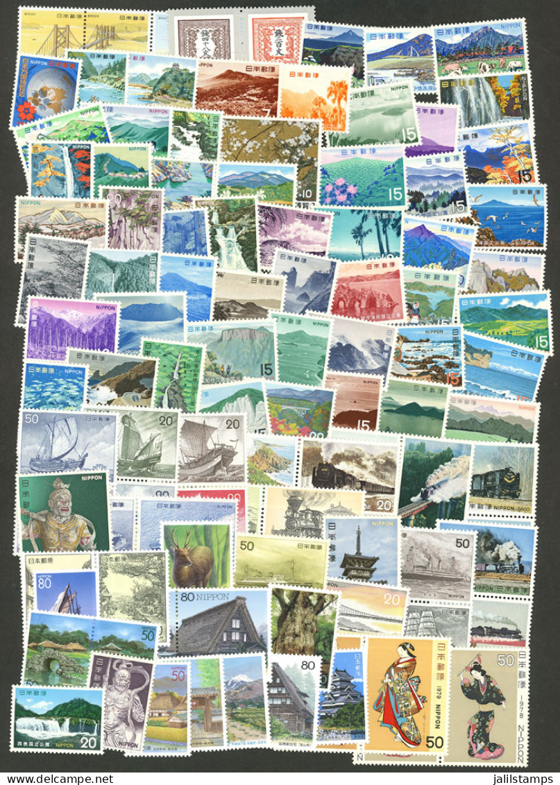 JAPAN: Lot With Large Number Of Modern Stamps, Sets And Souvenir Sheets, Very Thematic, MNH And Of Excellent Quality. Go - Other & Unclassified