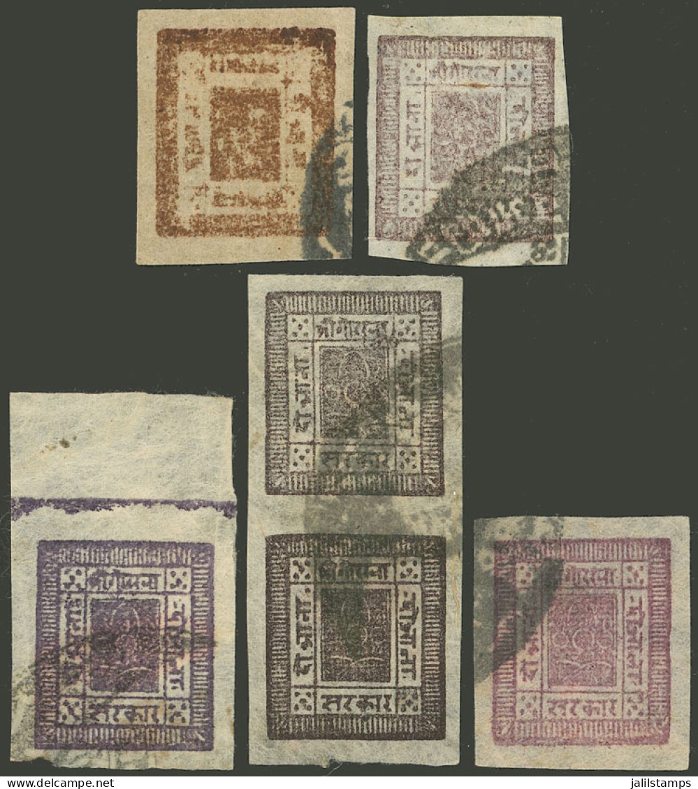 NEPAL: Small Lot Of Old Used Stamps, Very Fine Quality! - Nepal