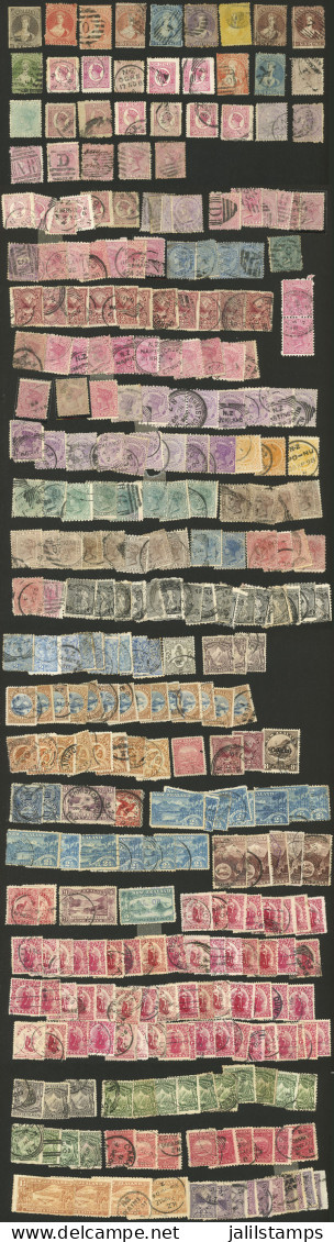 NEW ZEALAND: Stockbook With Large Number Of Old And Modern Stamps (I Estimate Some Thousands!),  The Quality Is Mixed (s - Altri & Non Classificati