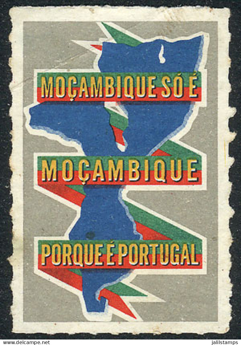 PORTUGAL: Interesting Colonialist Cinderella: Mozambique Só E Mozambique Porque E Portugal, VF! - Vignetten (Erinnophilie)