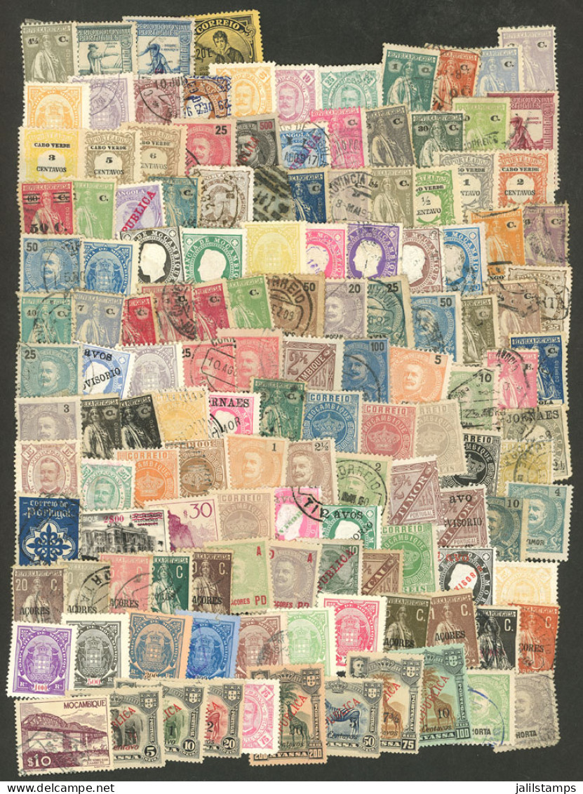 PORTUGAL + COLONIES: Interesting Lot Of Varied Stamps, Used Or Mint (they Can Be Without Gum), In General Of Fine Qualit - Altri & Non Classificati
