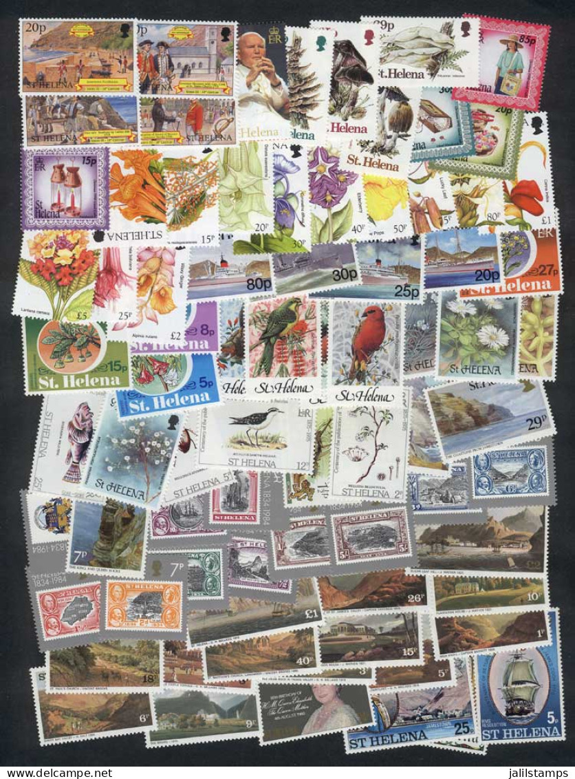 SAINT HELENA: Lot Of Stamps And Complete Sets + Souvenir Sheets, Very Thematic, All Of Excellent Quality, High Catalog V - Isla Sta Helena