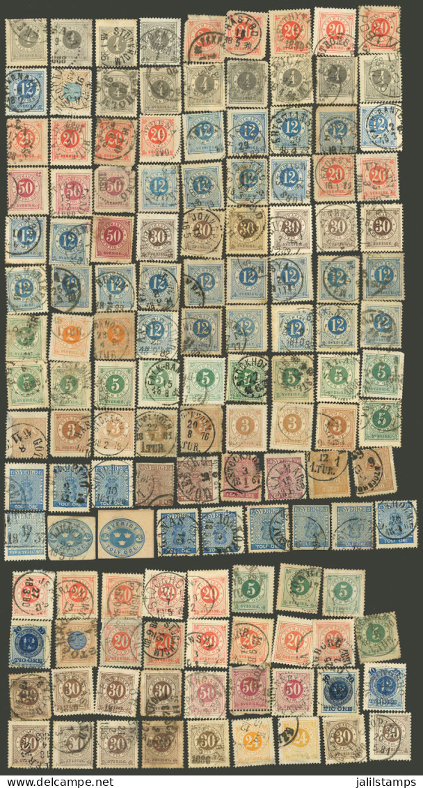 SWEDEN: STOCK Of Stamps In General Old And Used, Large Number Of Examples (I Estimate Thousands!!), Completely Unchecked - Otros & Sin Clasificación