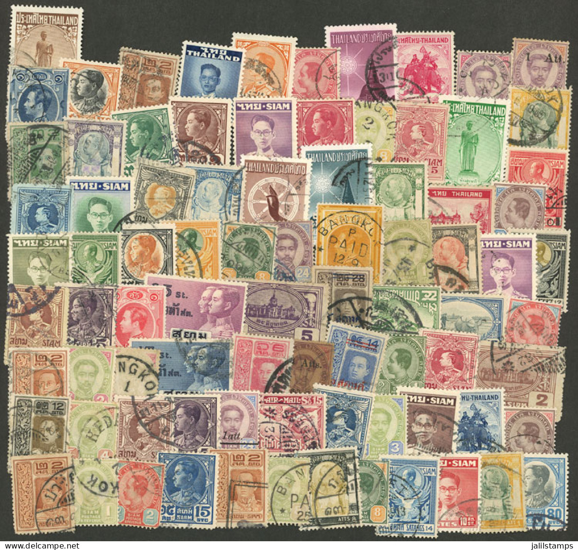 THAILAND: Lot With Good Number Of Stamps Of Varied Periods, In General Of Fine Quality (some May Have Small Defects), An - Tailandia