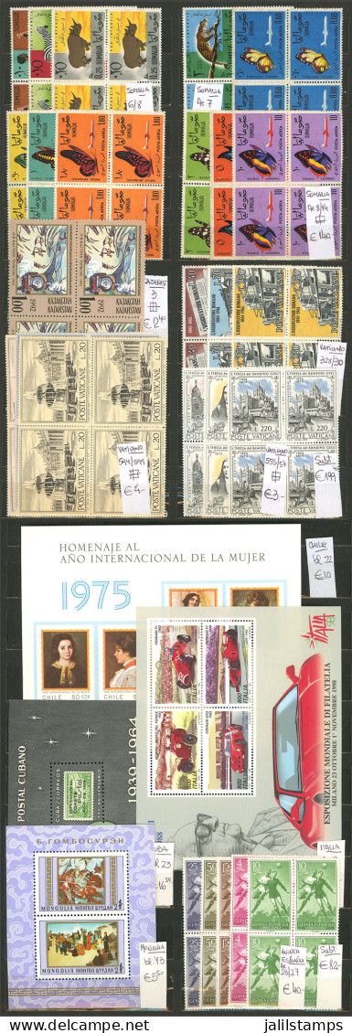 WORLDWIDE: Stock Of Good Stamps And Sets + Souvenir Sheets, VERY THEMATIC, On Stockpages With Their Yvert Catalog Number - Collections (en Albums)