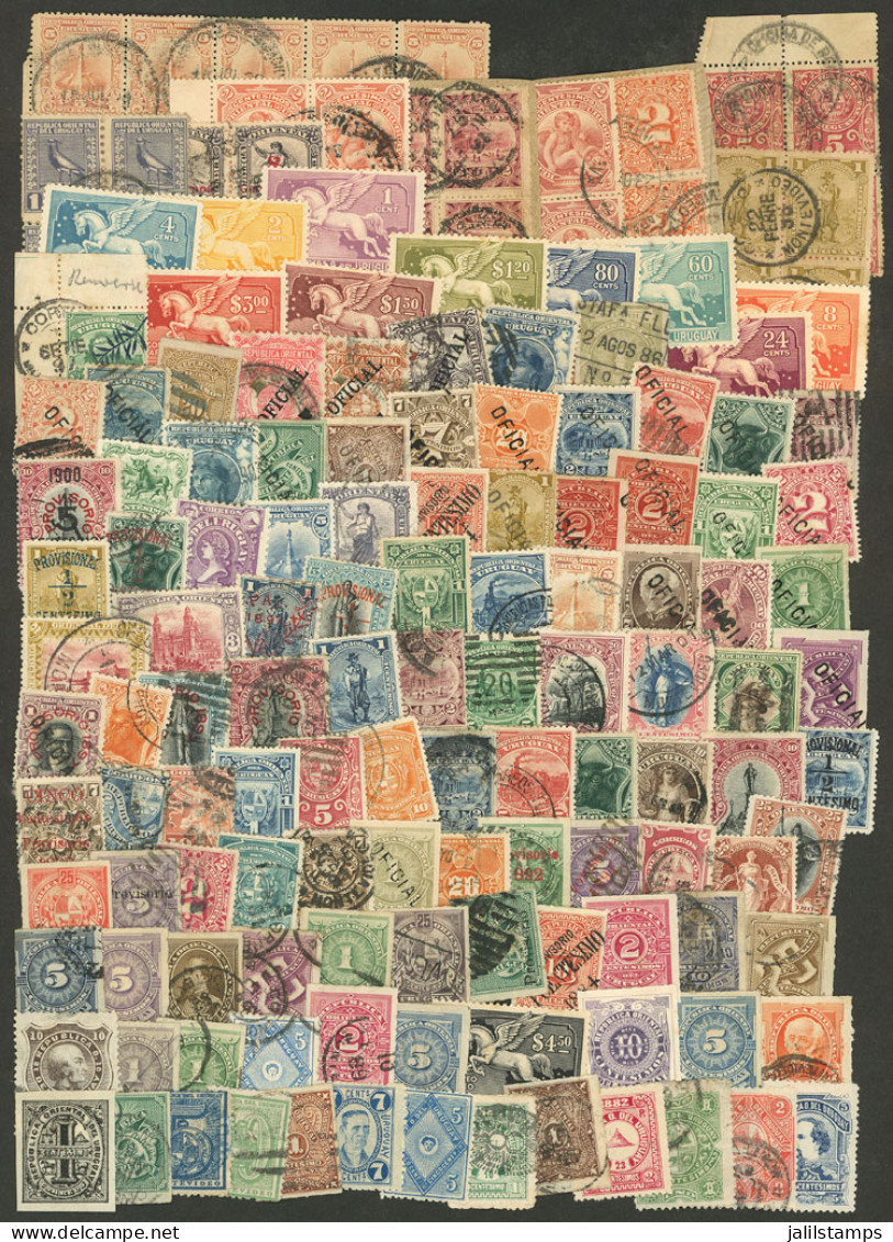 URUGUAY: Lot Of Old Stamps, Used Or Mint (they Can Be Without Gum), In General Of Fine Quality. Good Opportunity At Low  - Uruguay