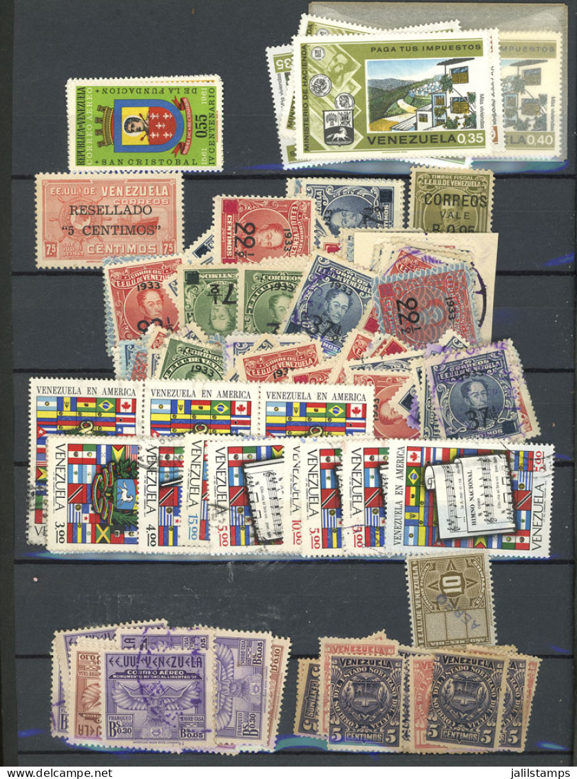 VENEZUELA: Stockbook With Large Number Of Stamps And Sets Of Varied Periods, Most MNH And Of Excellent Quality (also Som - Venezuela