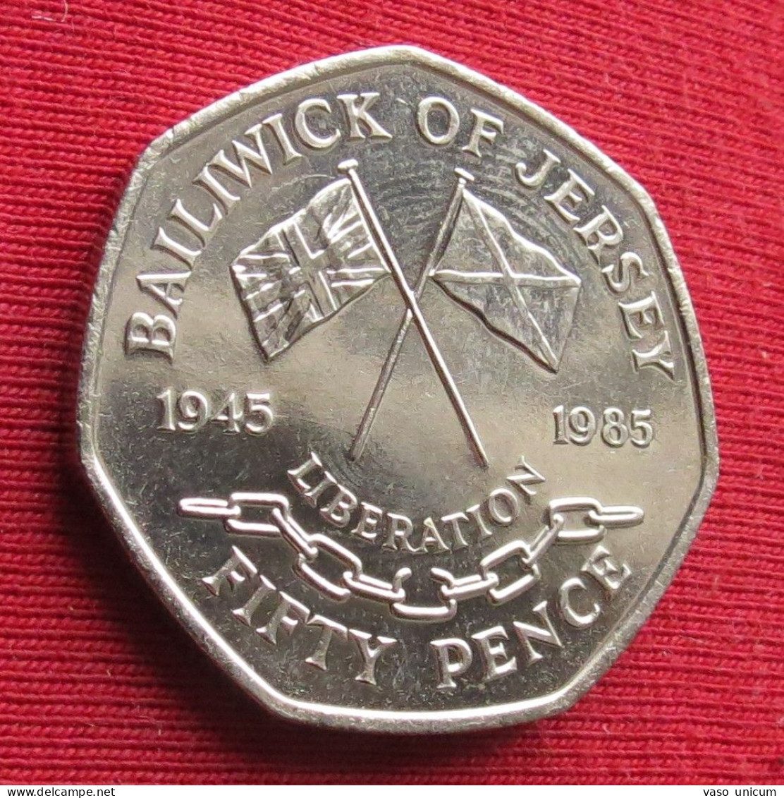 JERSEY 50 Pence 1985 Unc - Jersey