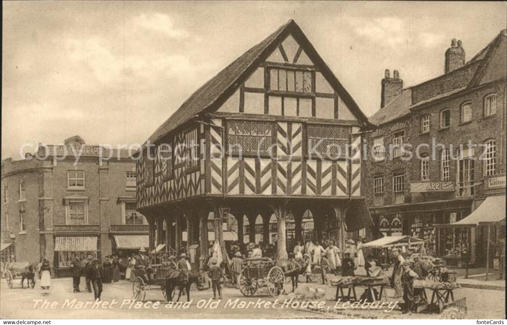 11426996 Ledbury Market Place Old Market House Herefordshire, County Of - Herefordshire